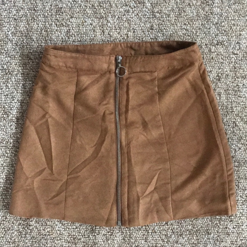 H&M suede skirt